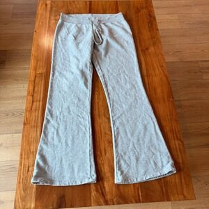 John Galt (Brandy Melville) Women's Gray Flare Leg Sweat Pants Size M